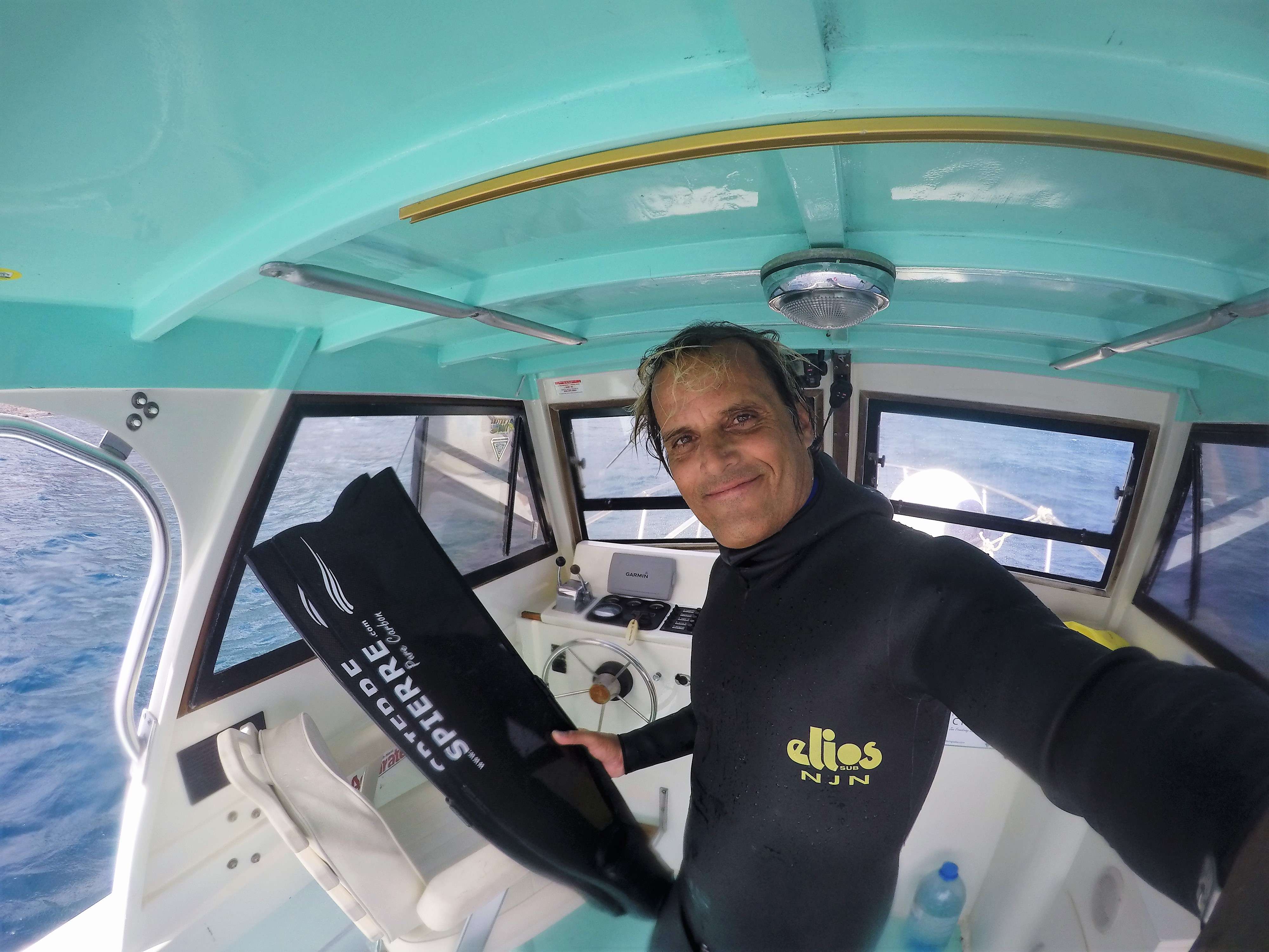 Boat freediving Trips Bonaire Freediving School